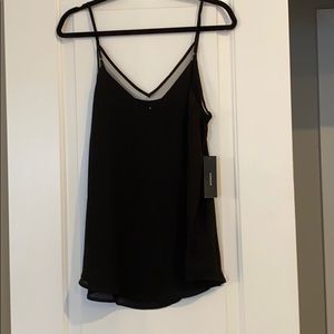 NWT Lulus mesh Detail tank